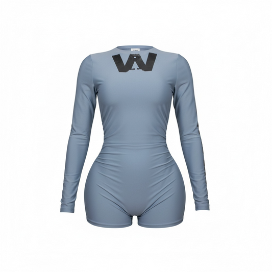 Signature blue Mock-Neck
